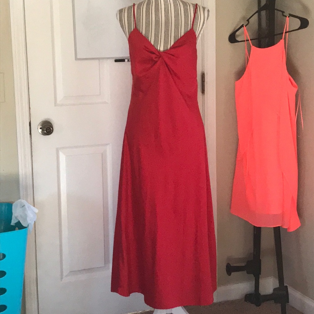 Red intimate dress
